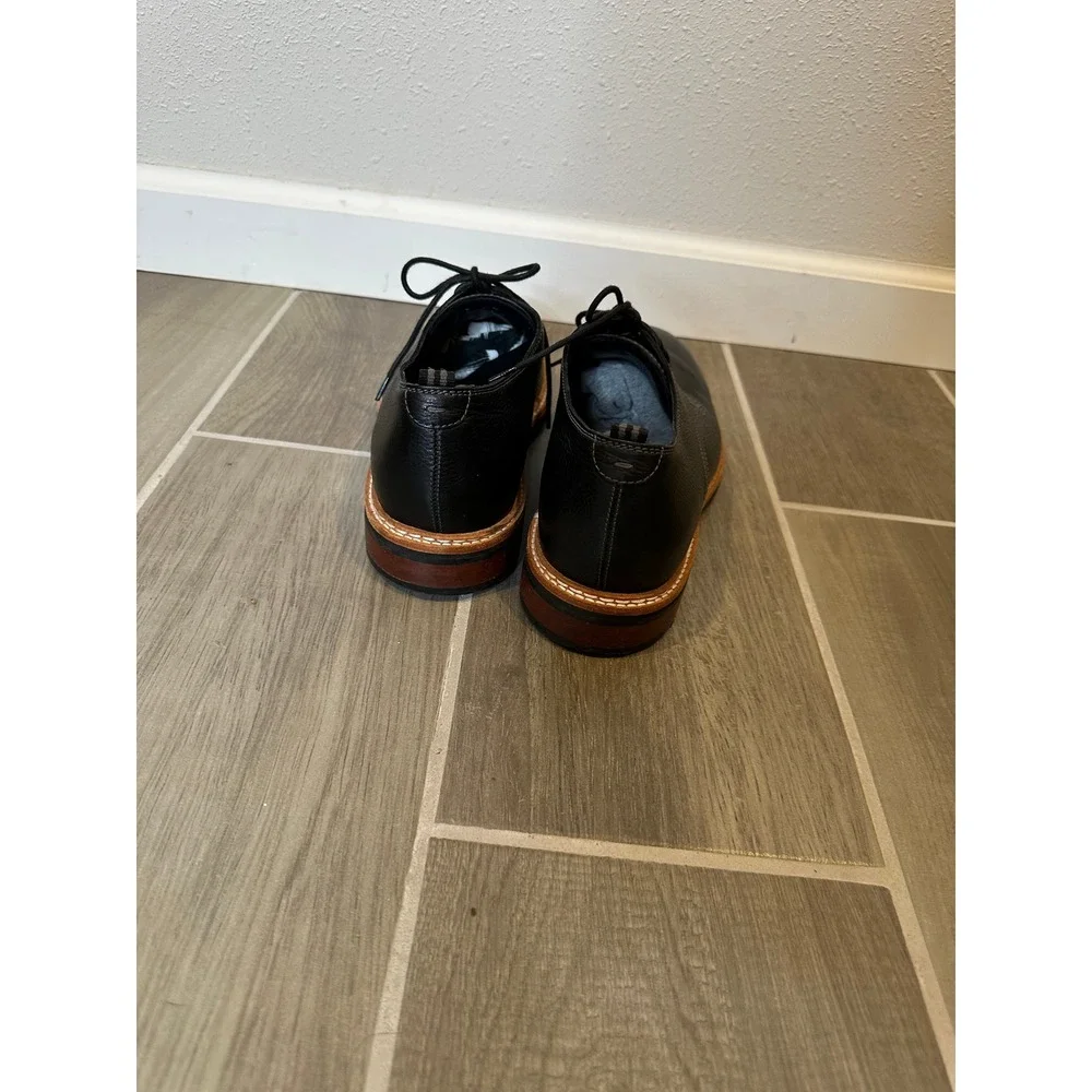 Cole Haan Mens Original Grand Black Pebbled Leather Plain Toe Oxford 9.5 M